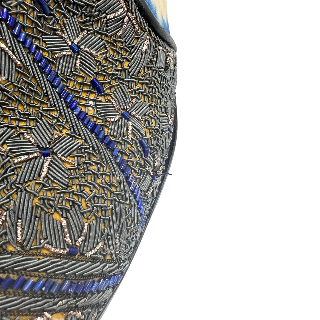 Mehar Kakalia 40 grey/blue/beaded Boots