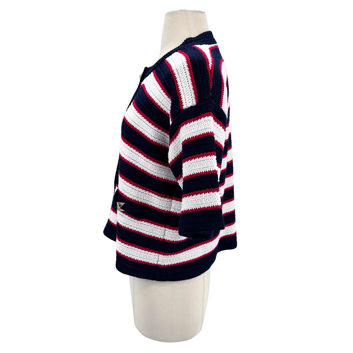 Valentino Red/White/Blue Sweater