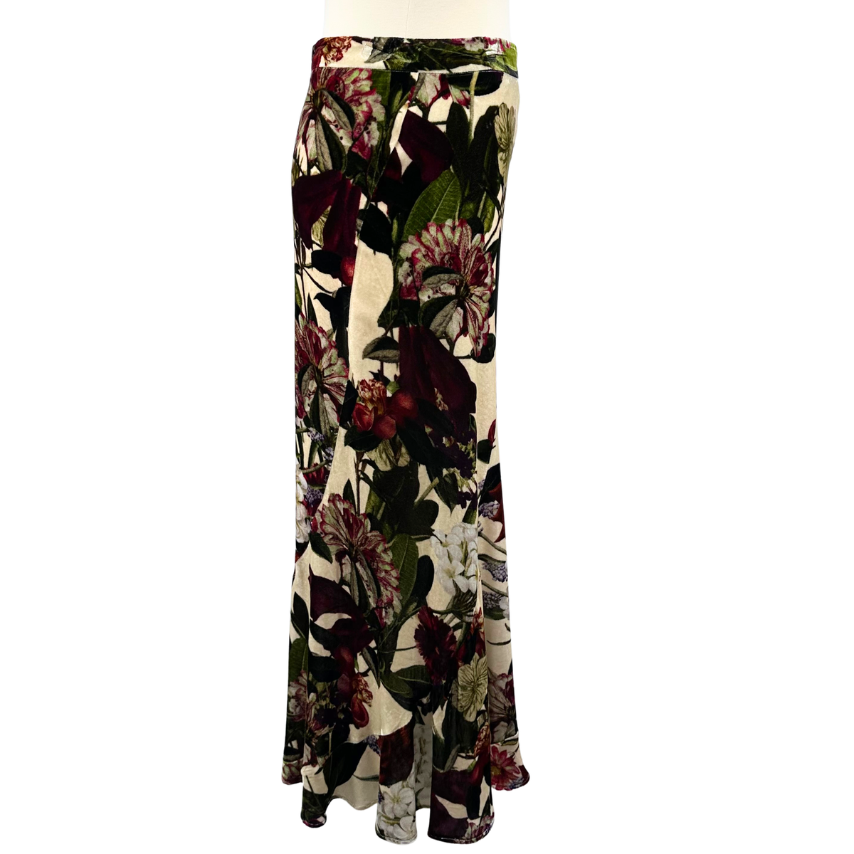 Cara Cara burgundy/cream/green Skirt