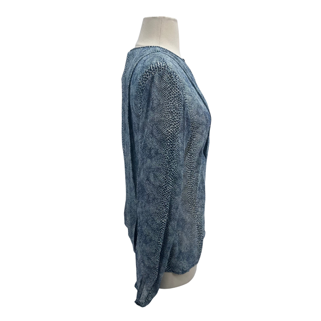 Tory Burch Blue Blouse