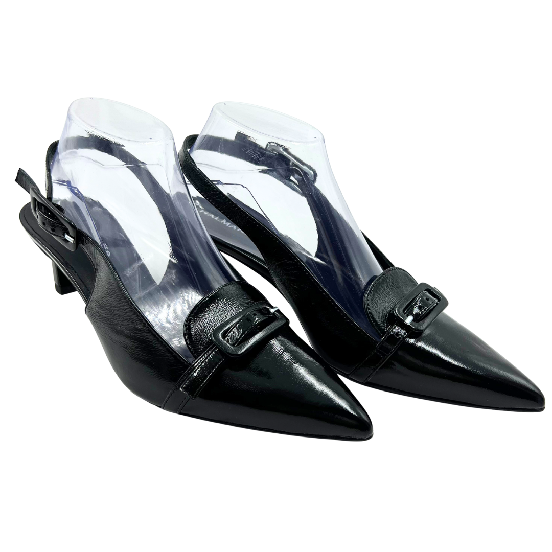 Halmanera 40 Black Leather Pumps