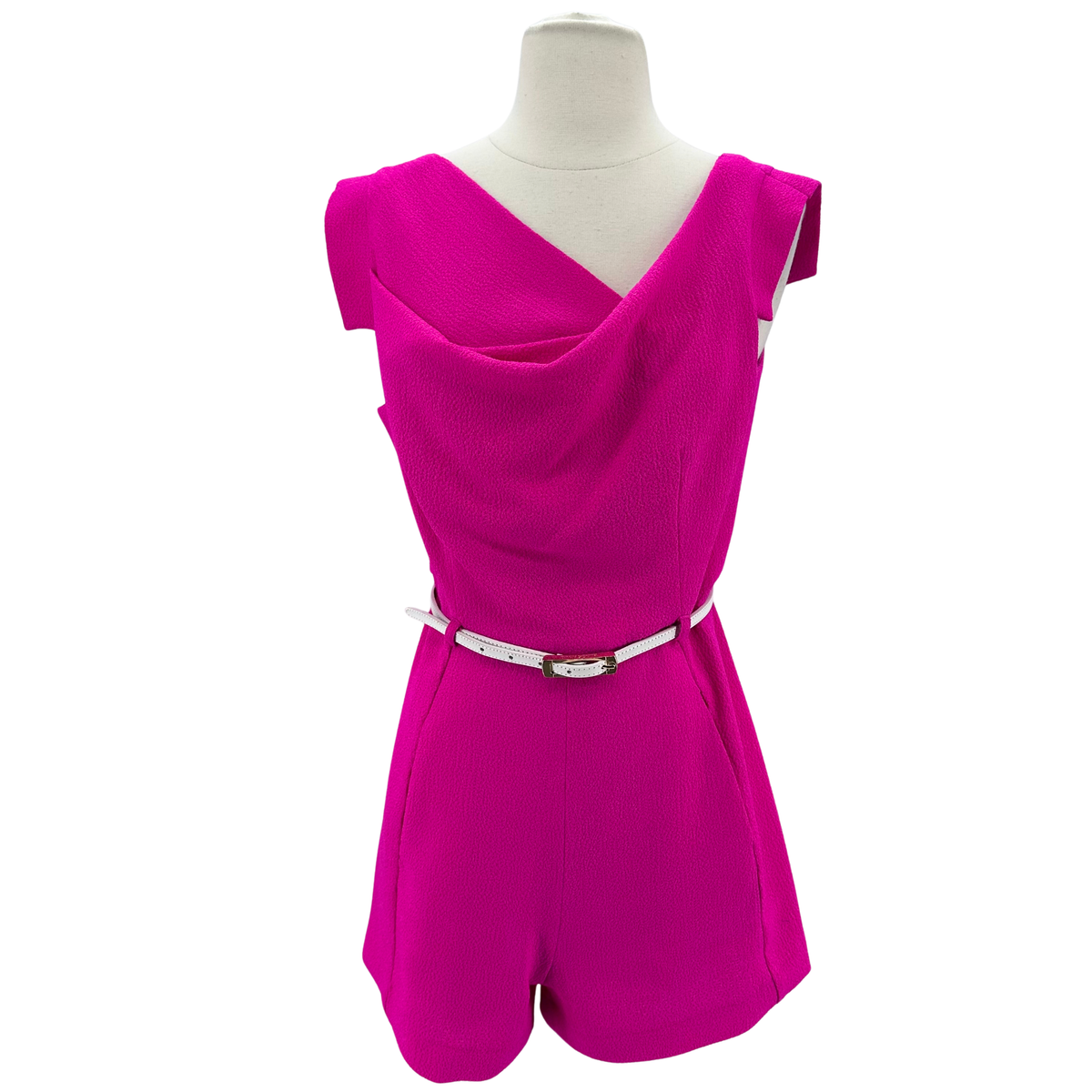 Black Halo Hot Pink Romper