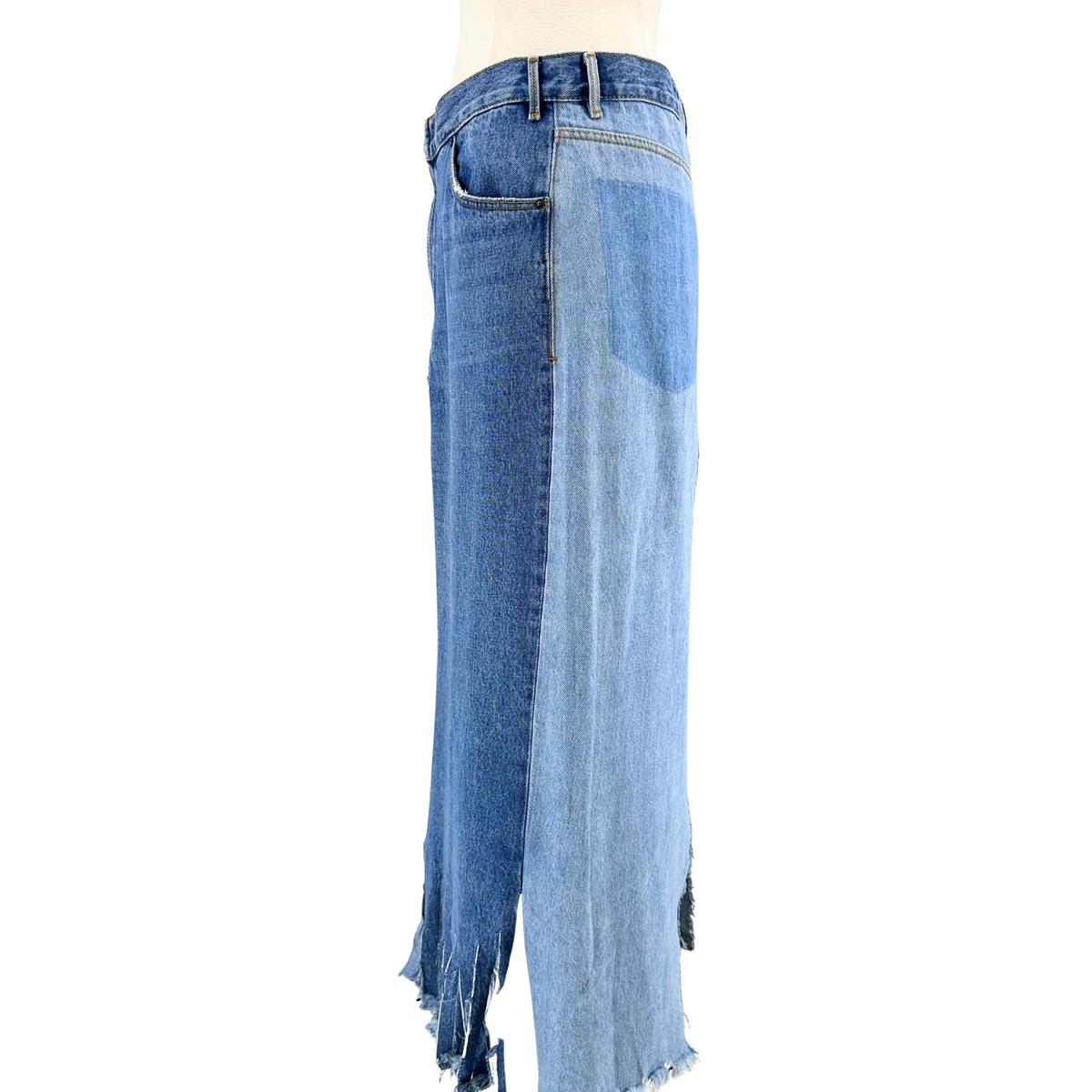TRF Denim IX'D Makers Blue Maxi Skirt