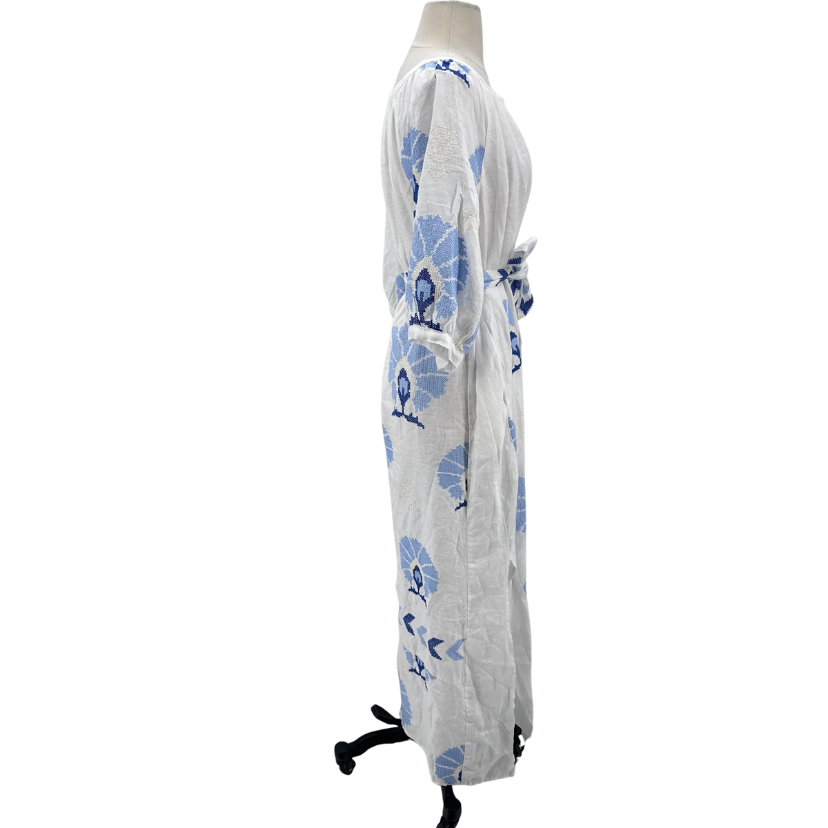 Greek Archaic Kori White Maxi Dress