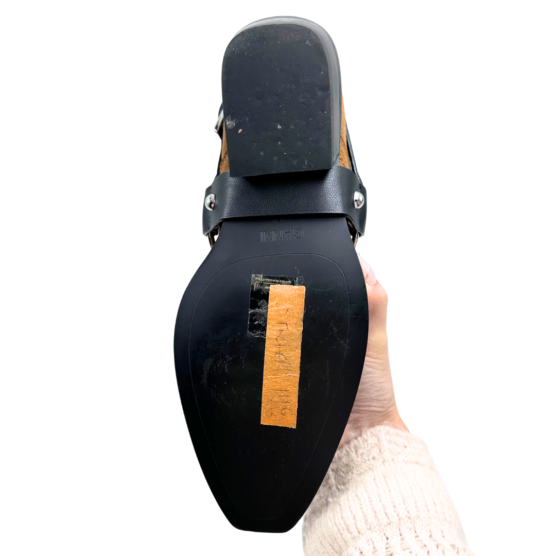 Ganni 9 Cognac Suede Booties