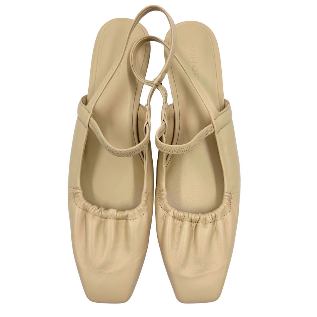 Vince 8 Nude Venice Leather Flats