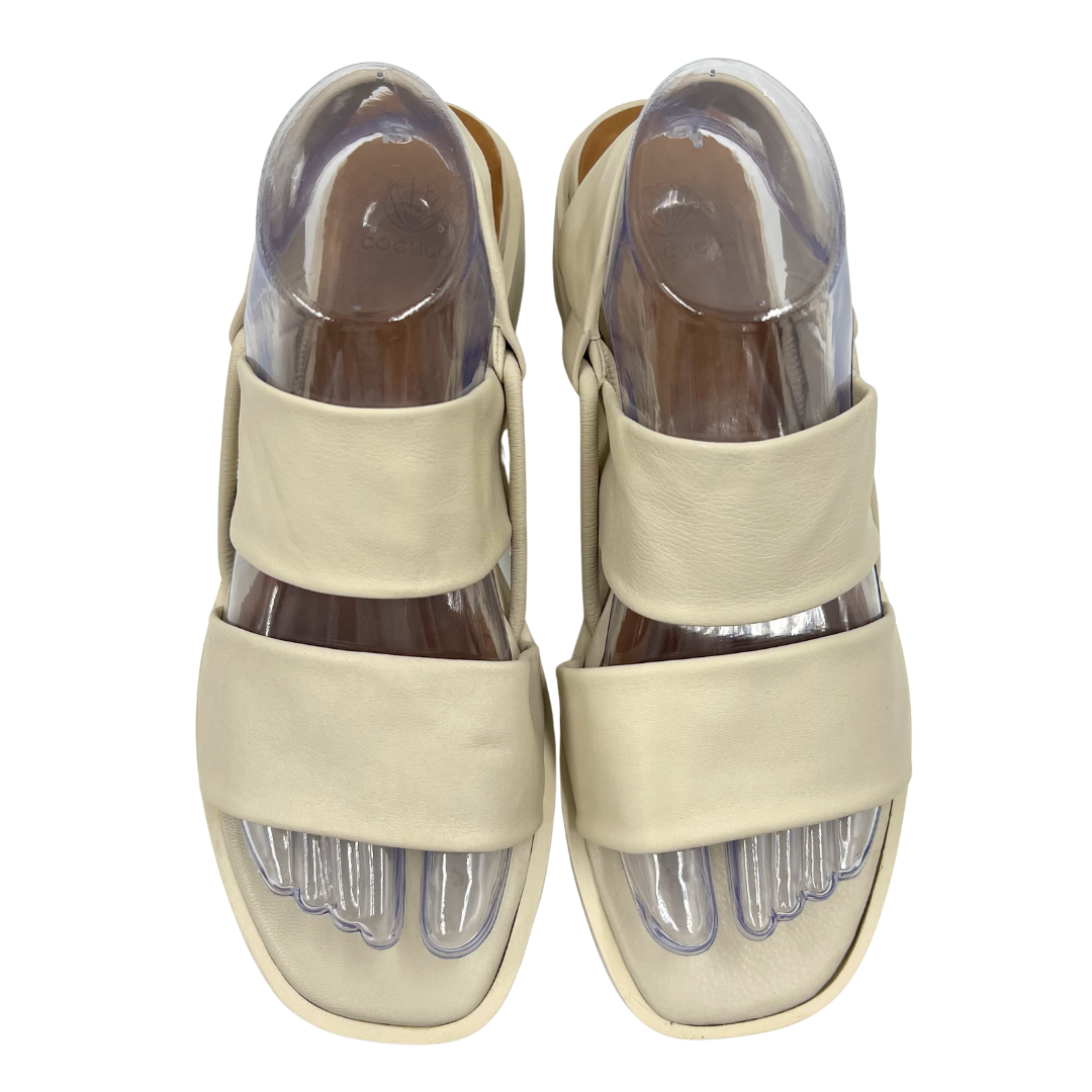 Cocliico 10 41 Beige Leather Sandals