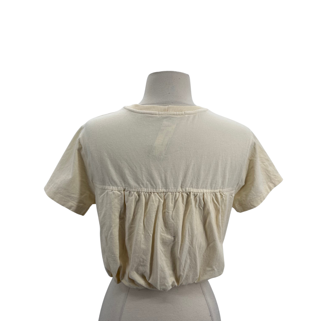 dress to Off White Crop Top