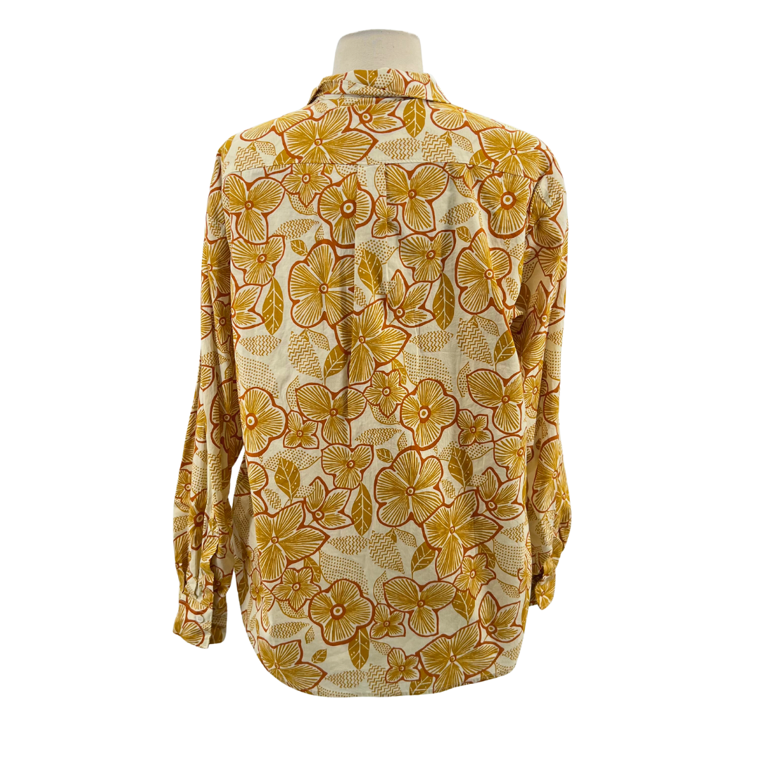 Hartford Ivory/Gold Button up