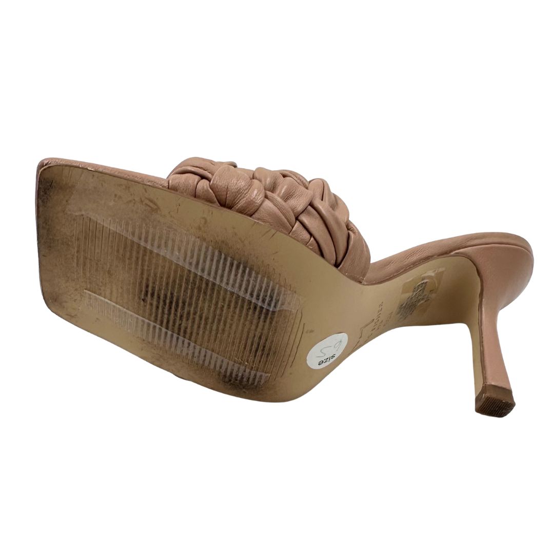 Marc Fisher 6.5 Light Beige Leather Sandals