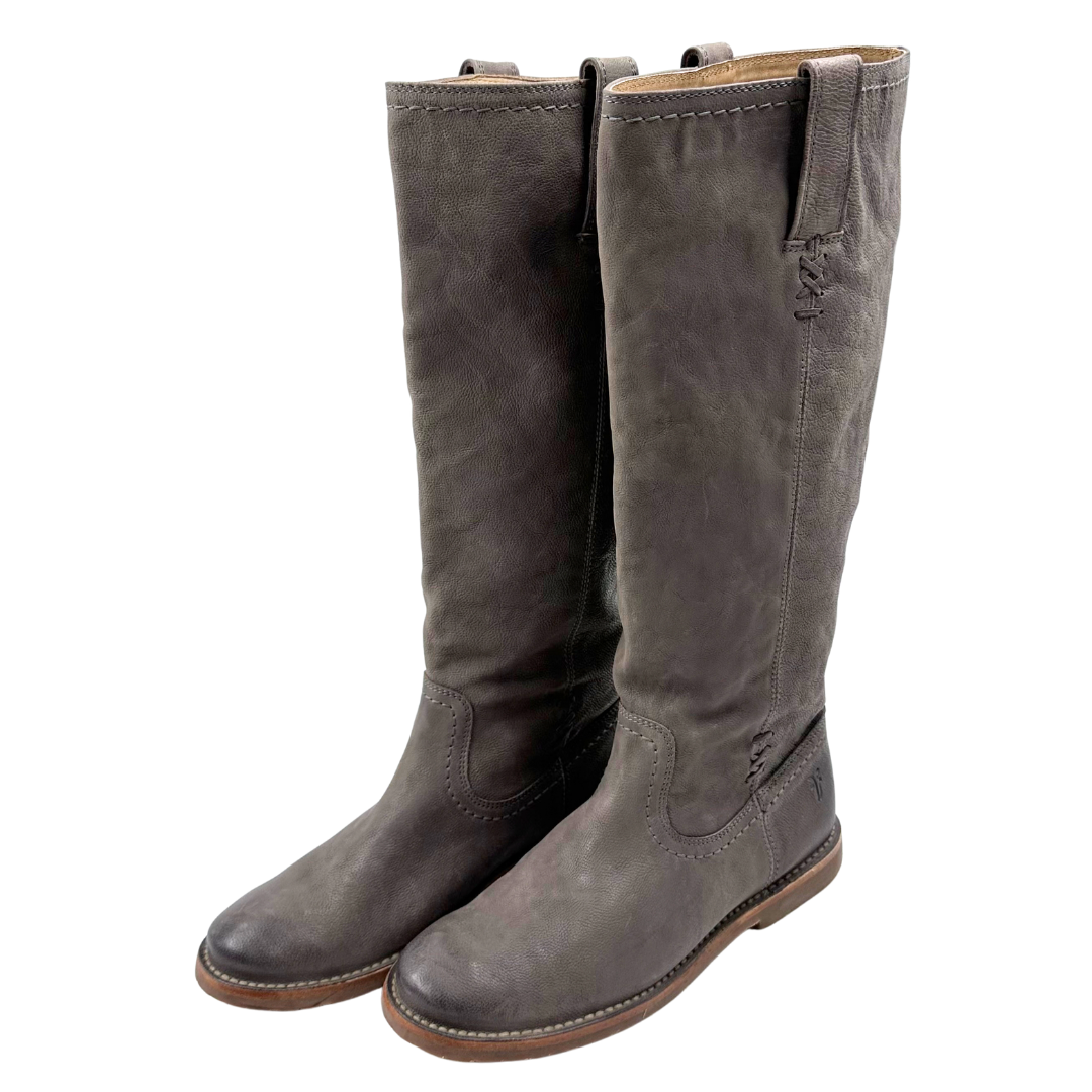 Frye 8 Stone Leather Boots