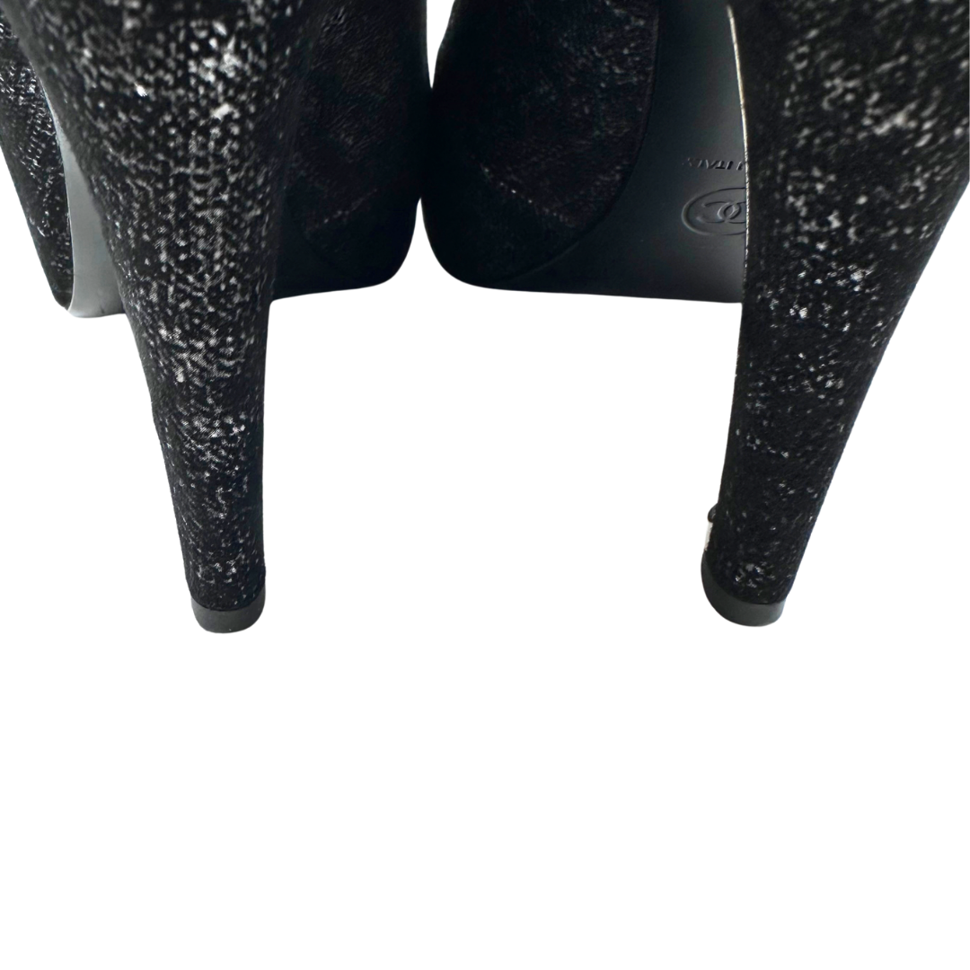 Chanel 39 Black Booties