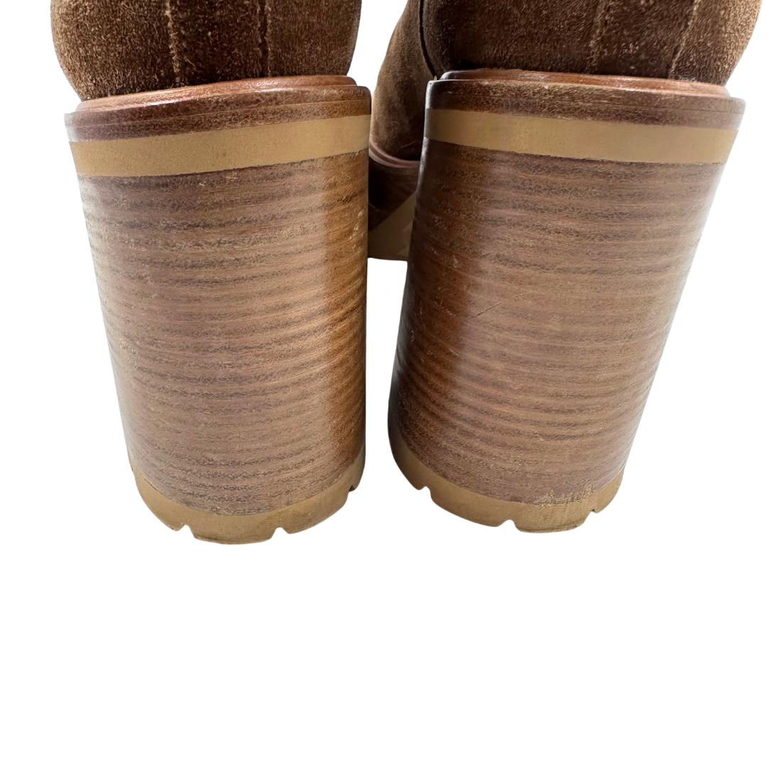 AGL 8 38 Brown Leather/Suede Boots