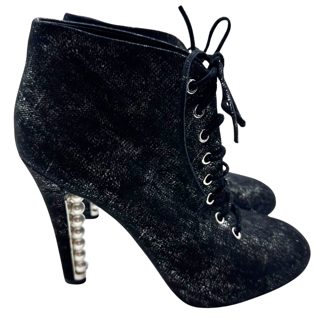 Chanel 39 Black Booties