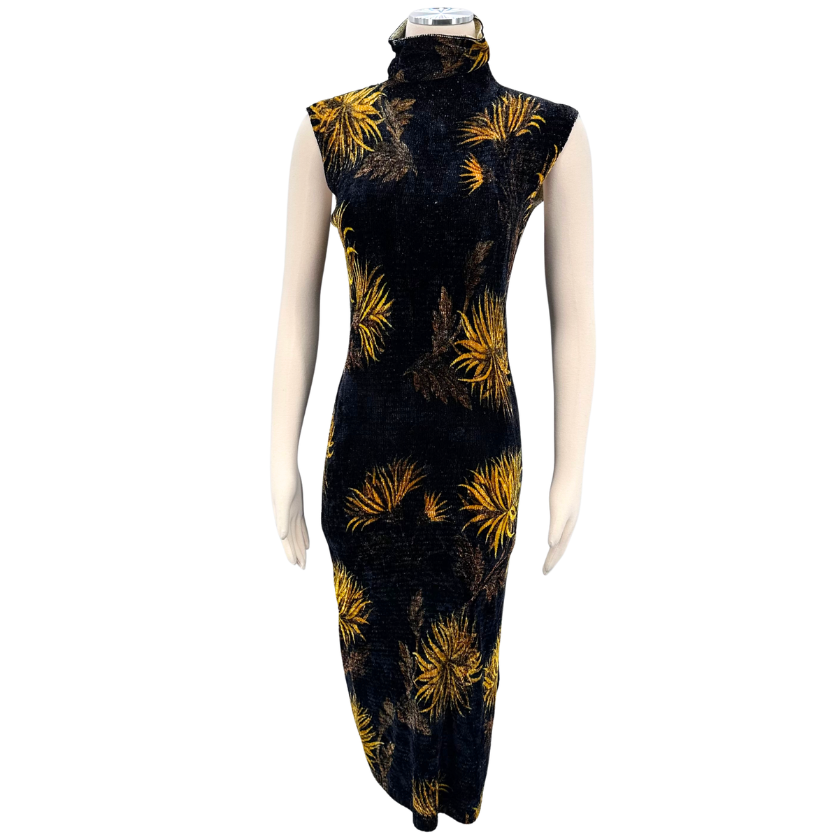 Etro black/yellow/brown Dress