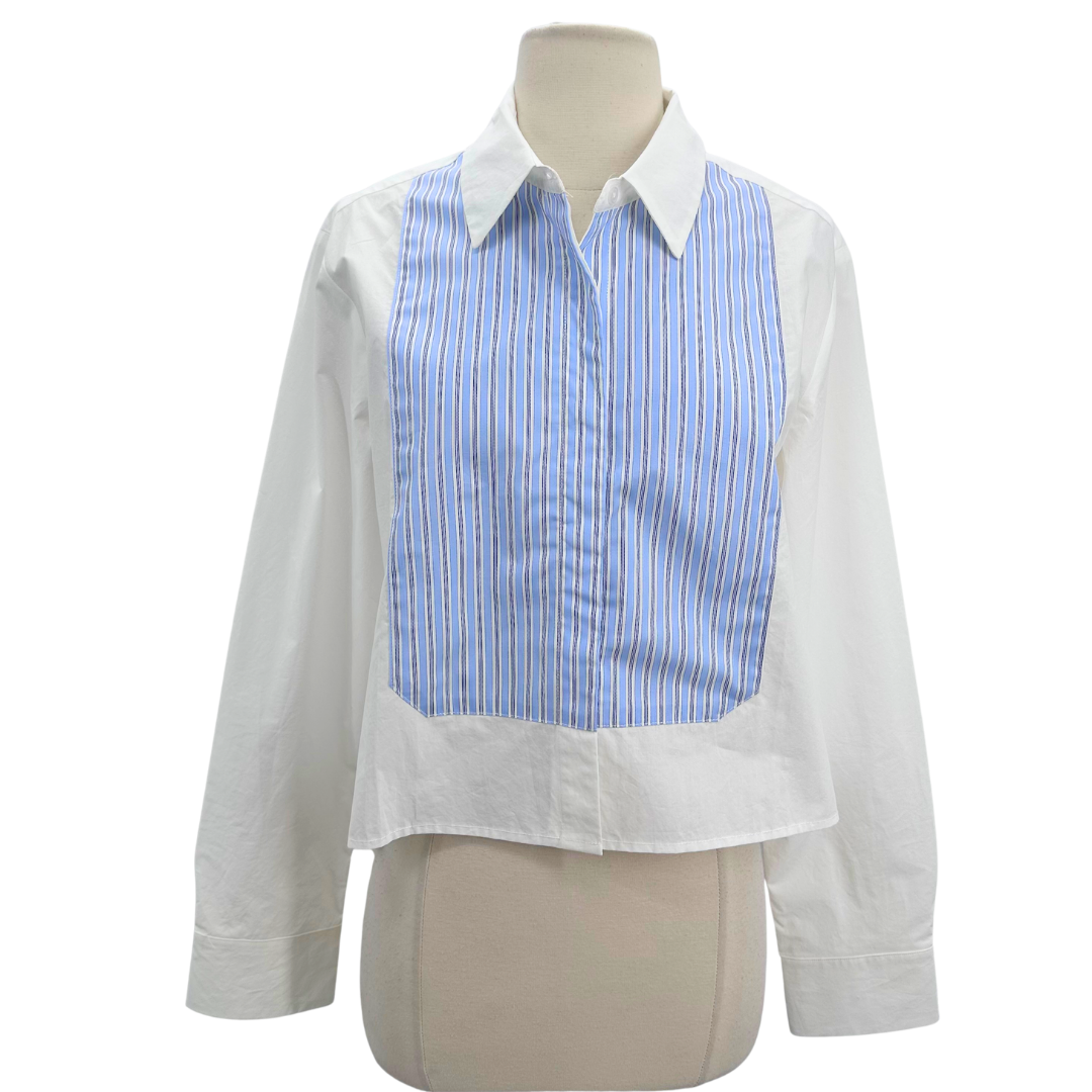 wear cisco White/Blue Button Down