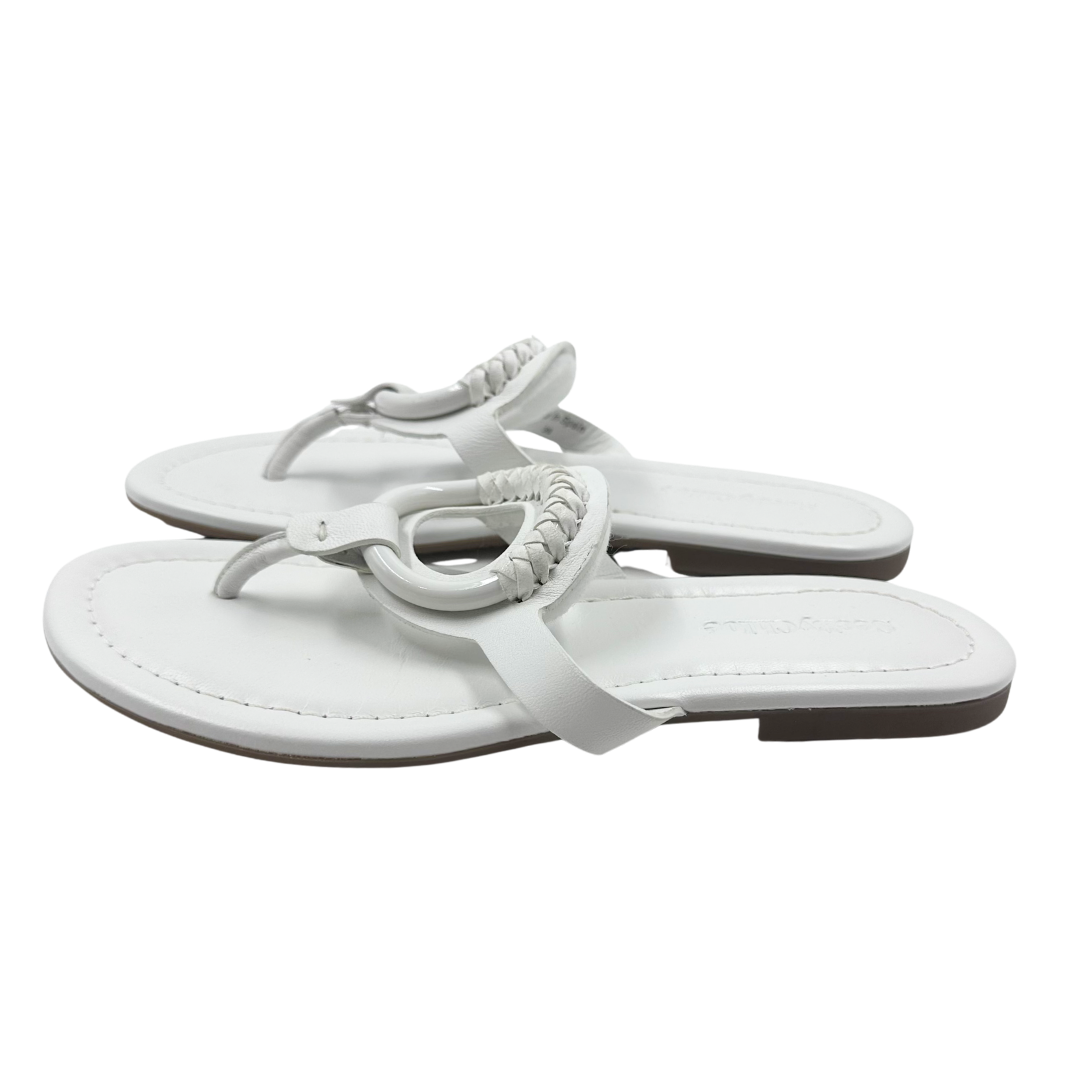See By Chloe 8 White Flip Flop