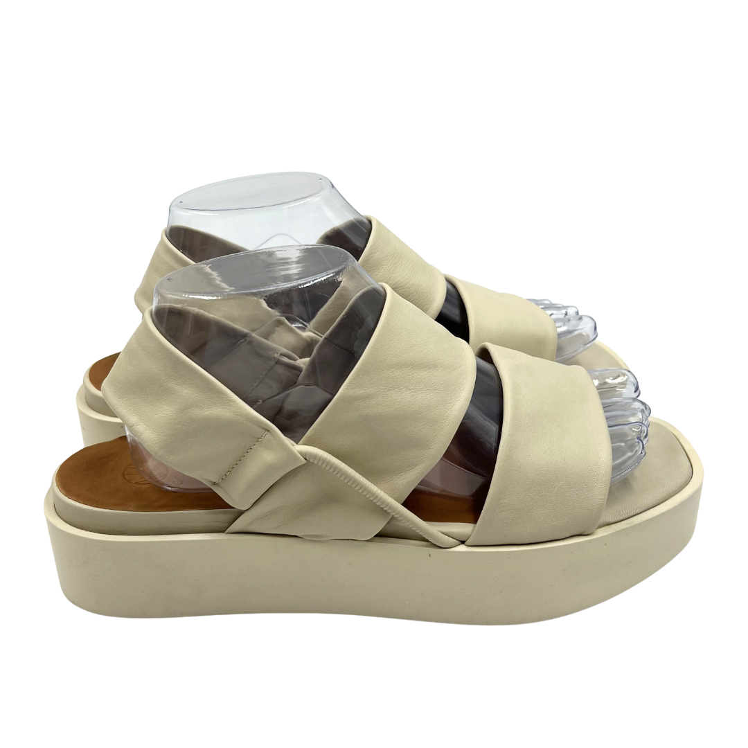 Cocliico 10 41 Beige Leather Sandals