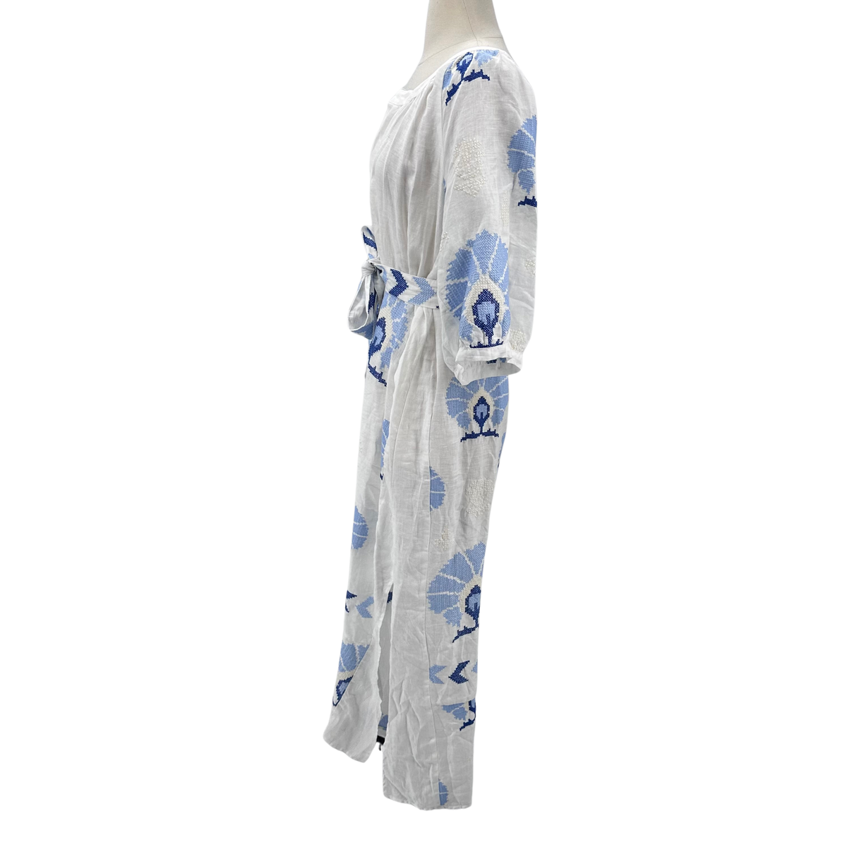 Greek Archaic Kori White Maxi Dress
