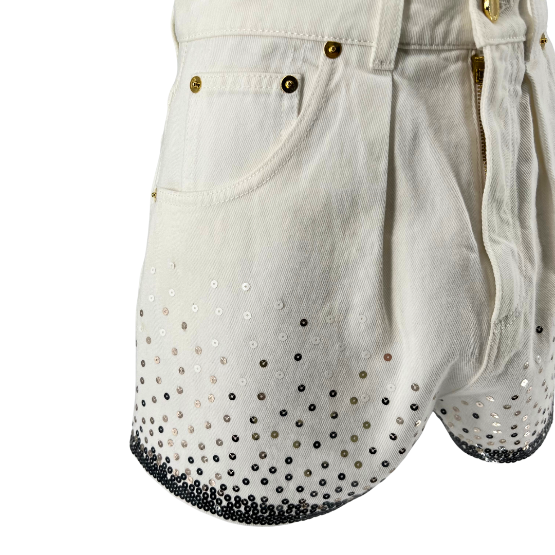 Alberta Ferretti White Shorts