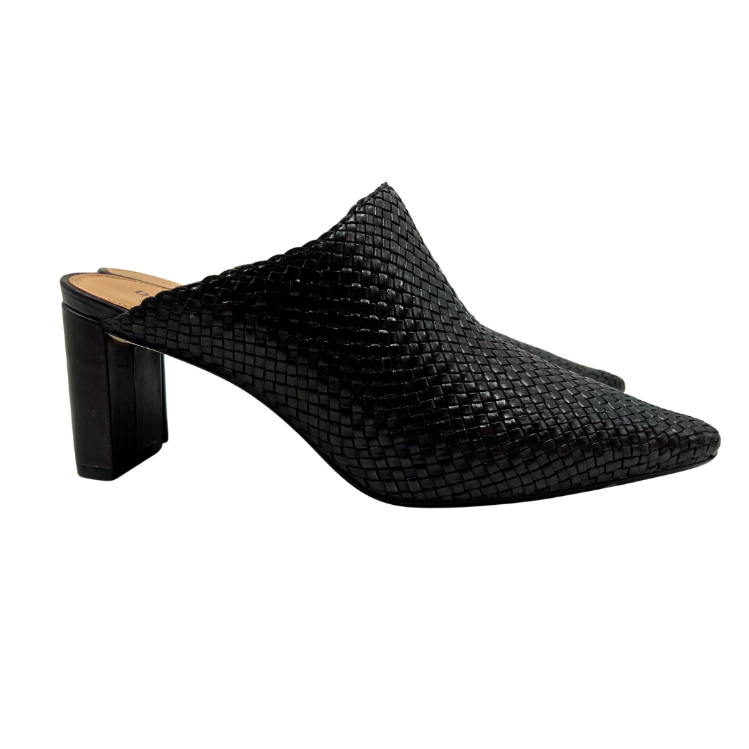 Donald Pliner 8.5 Brown Leather Mules