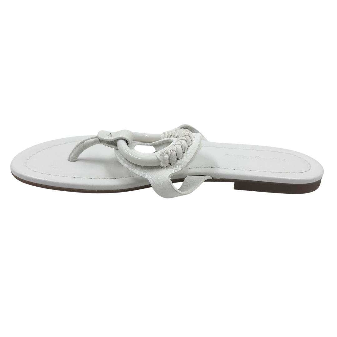 See By Chloe 8 White Flip Flop