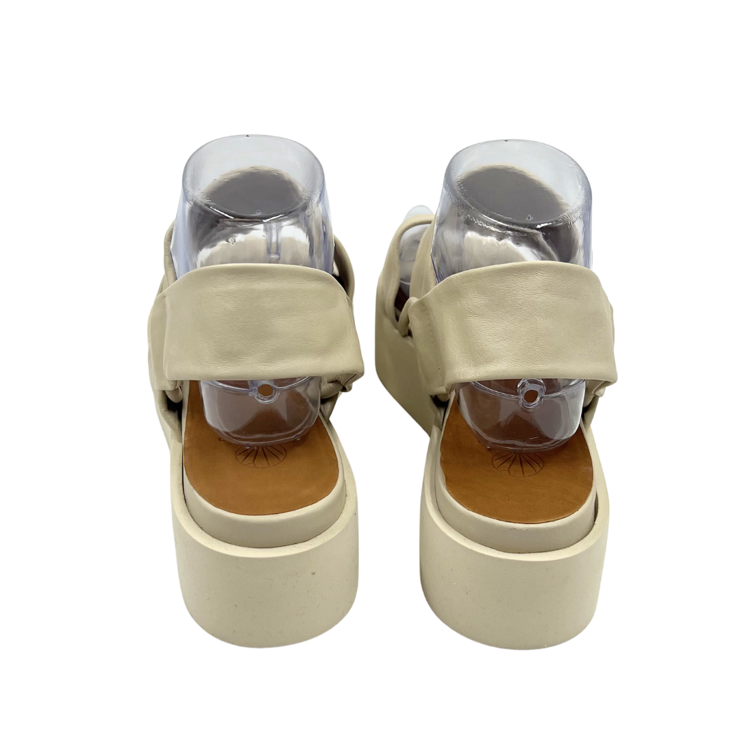Cocliico 10 41 Beige Leather Sandals