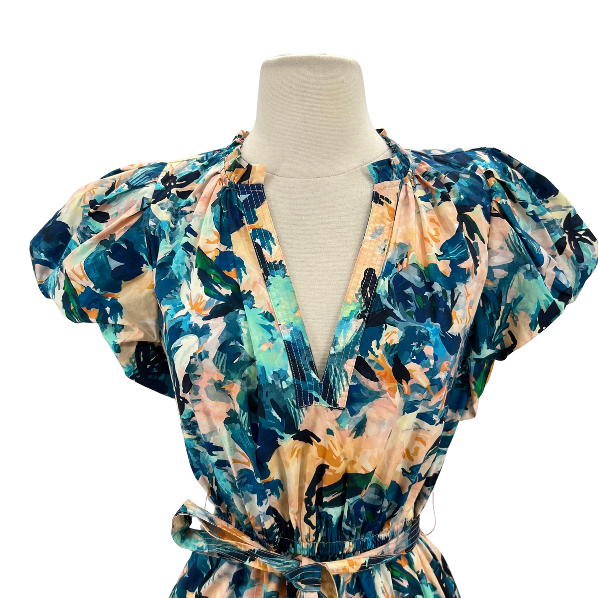 Ulla Johnson blue/peach Dress