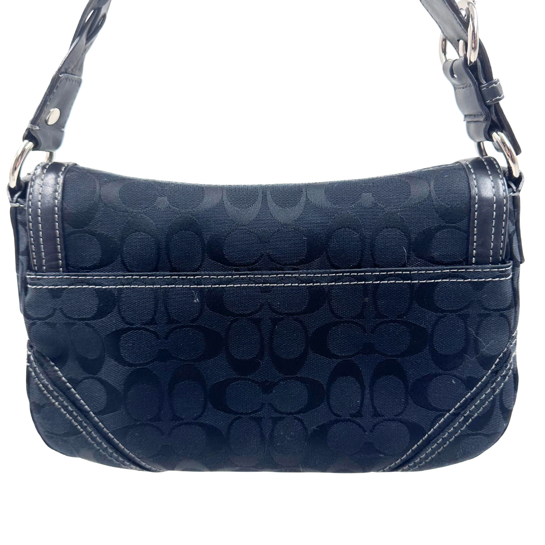 バッグ 2105 Coach Hobo Signature Shoulderbag BK 2105 Coach Hobo Signature Shoulderbag BK Coach Ali Signature Hobo