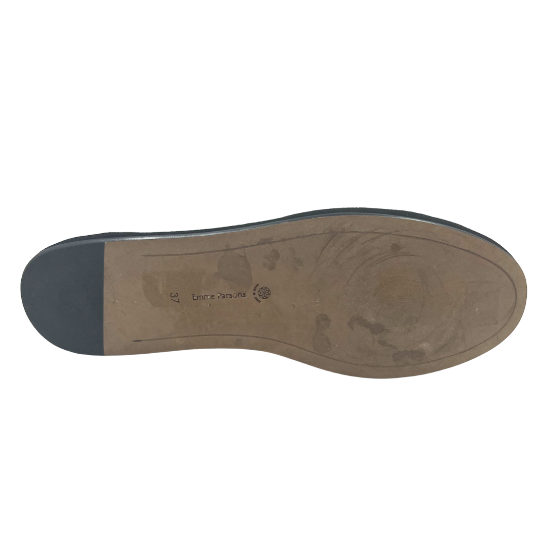 Emme Parsons 37 Parker Black Moccasins
