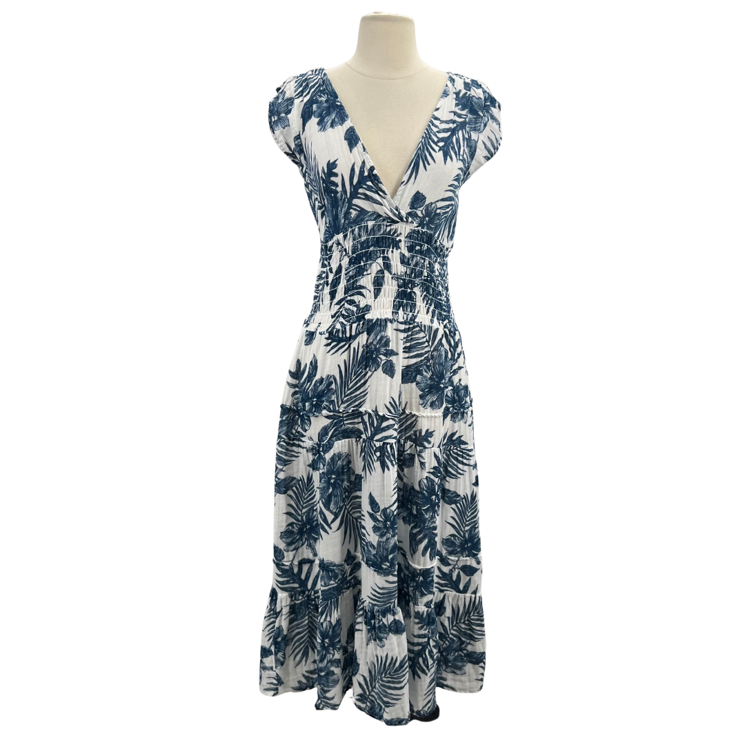 Felicite Blue/White Maxi Dress