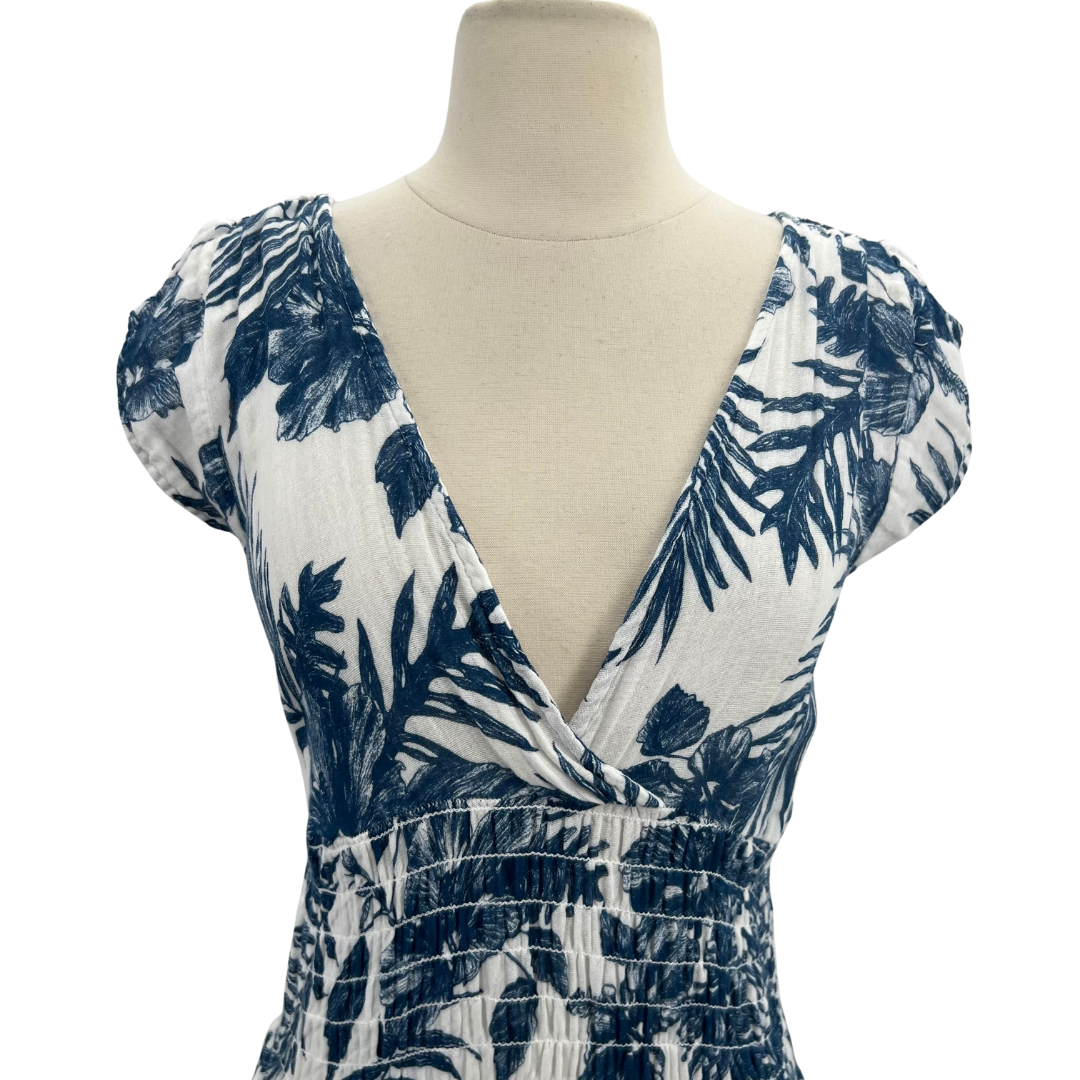 Felicite Blue/White Maxi Dress