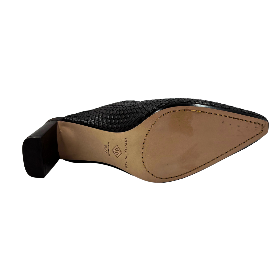 Donald Pliner 8.5 Brown Leather Mules