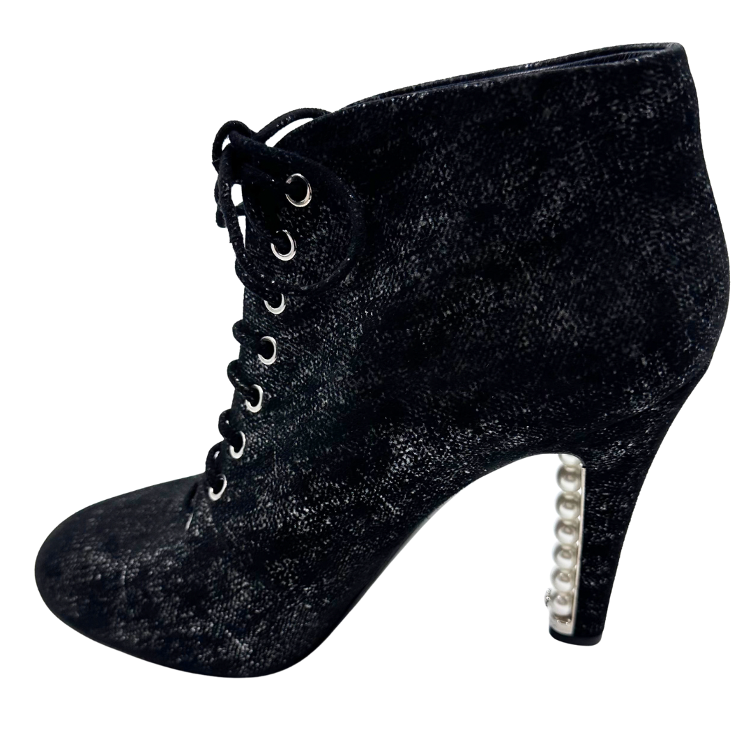 Chanel 39 Black Booties