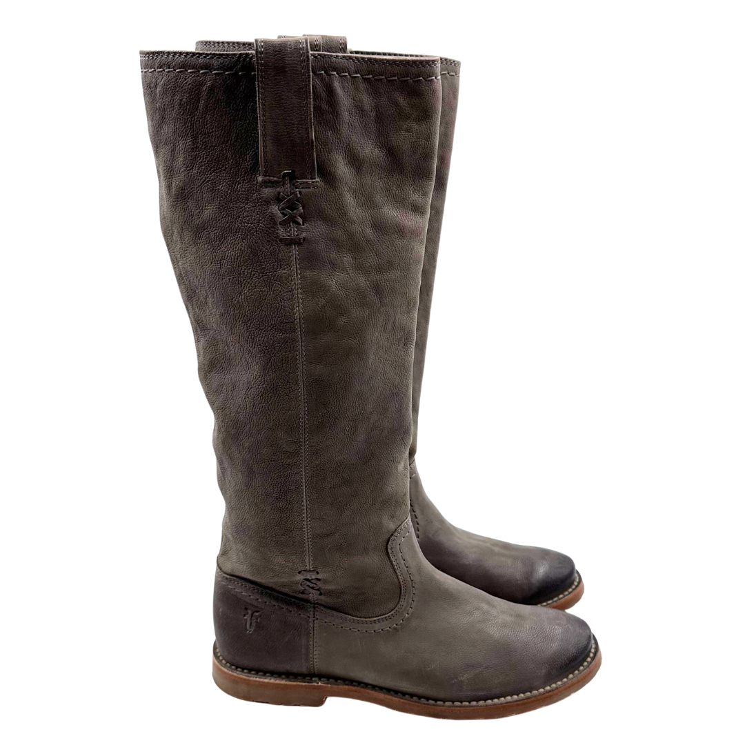 Frye 8 Stone Leather Boots