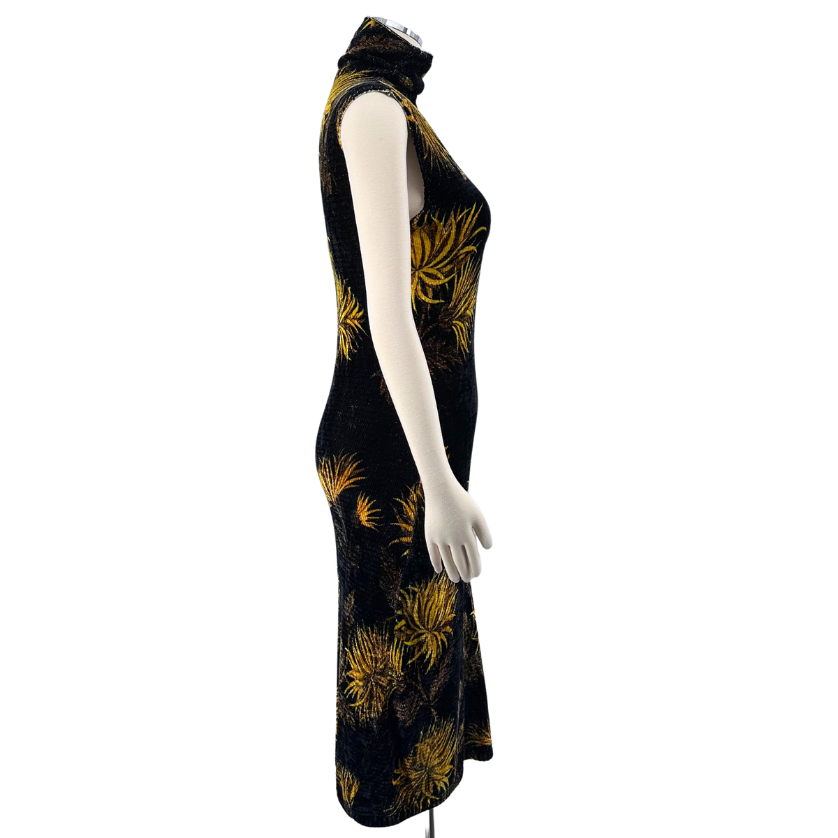 Etro black/yellow/brown Dress