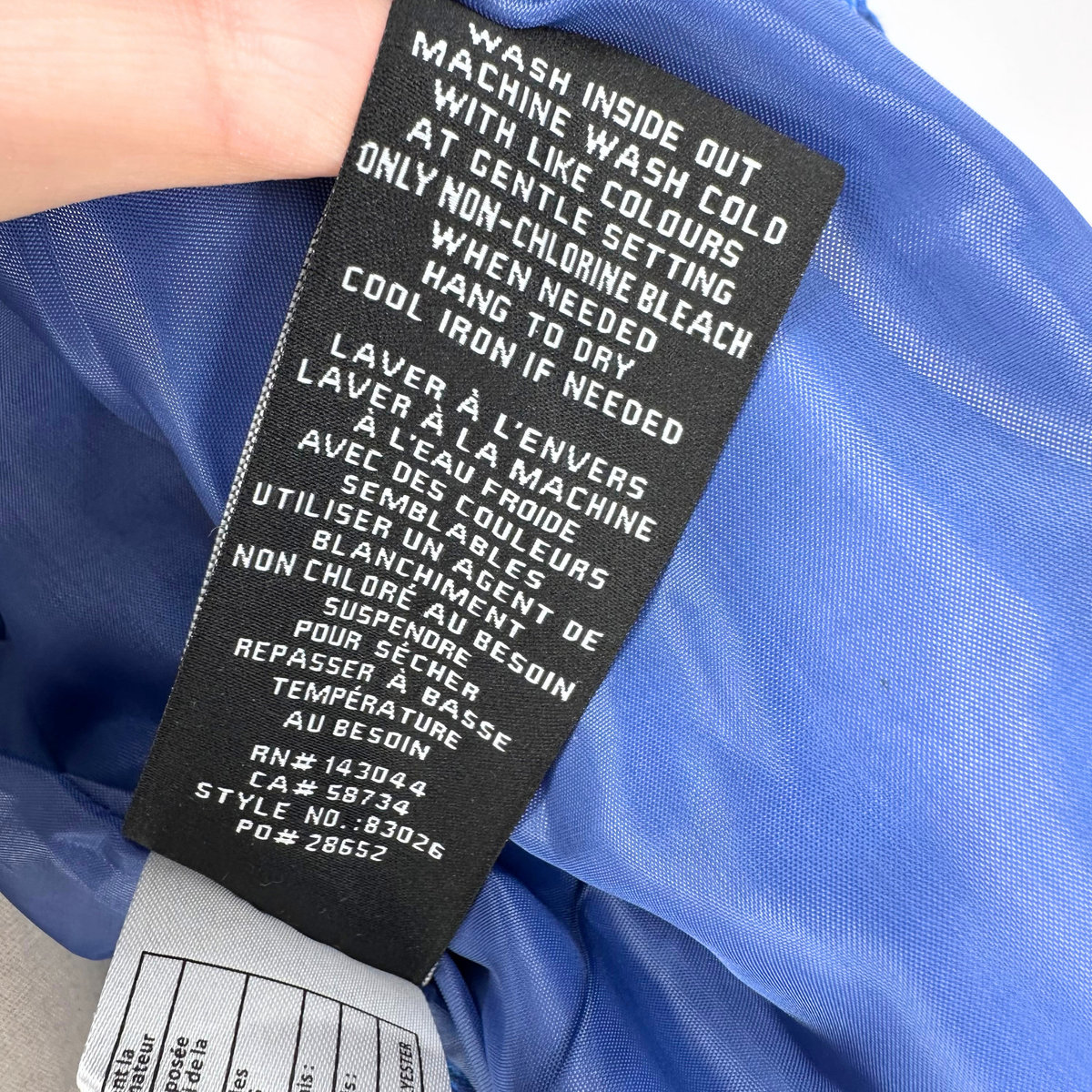 7 For All Mankind Blue/White Jacket