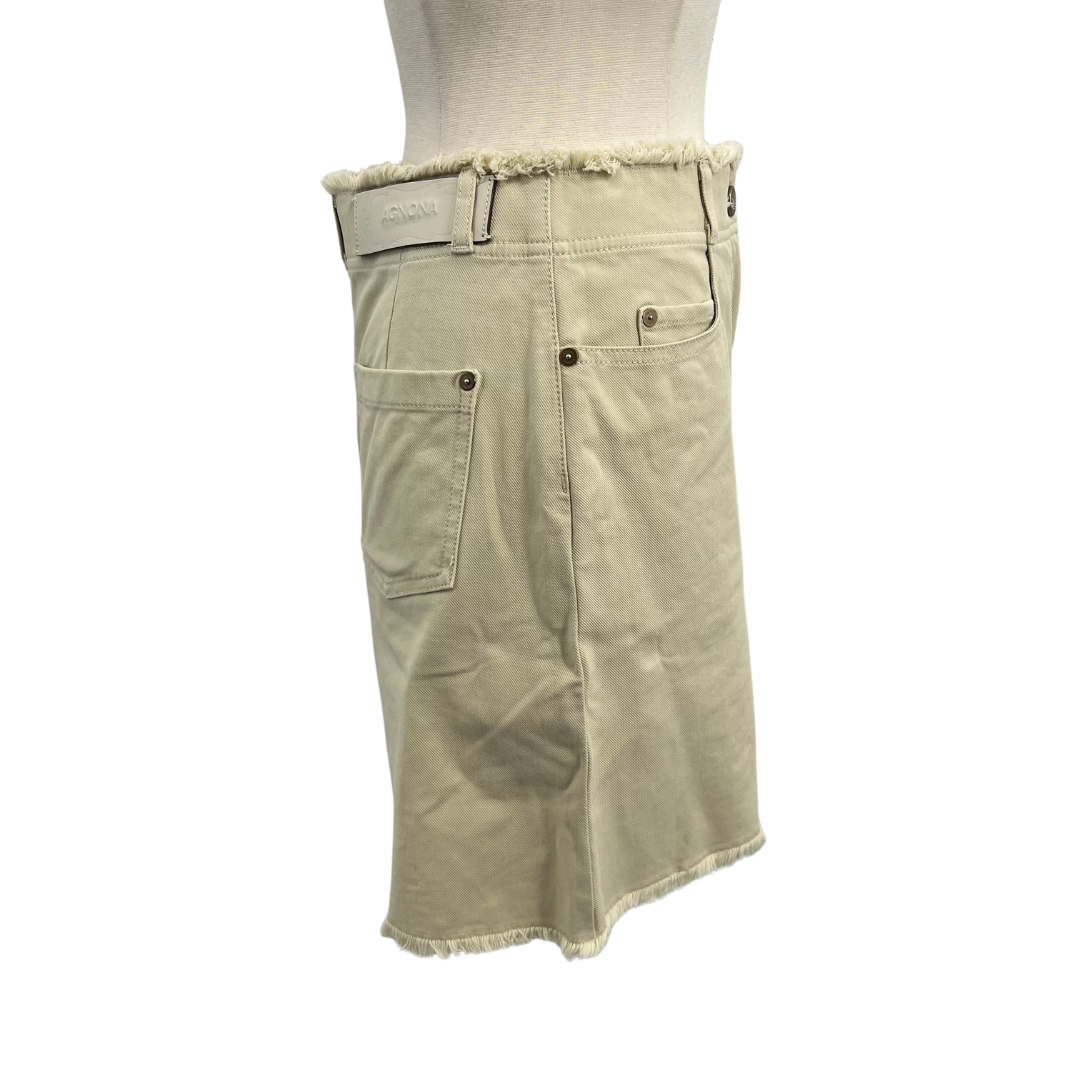 Agnona Khaki Shorts