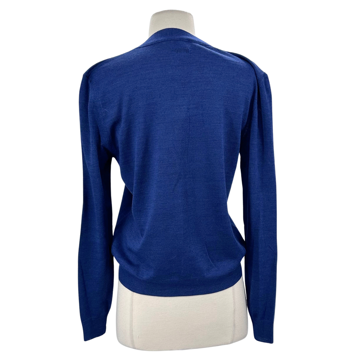 GWYN Size M Indigo Wool Cardigan