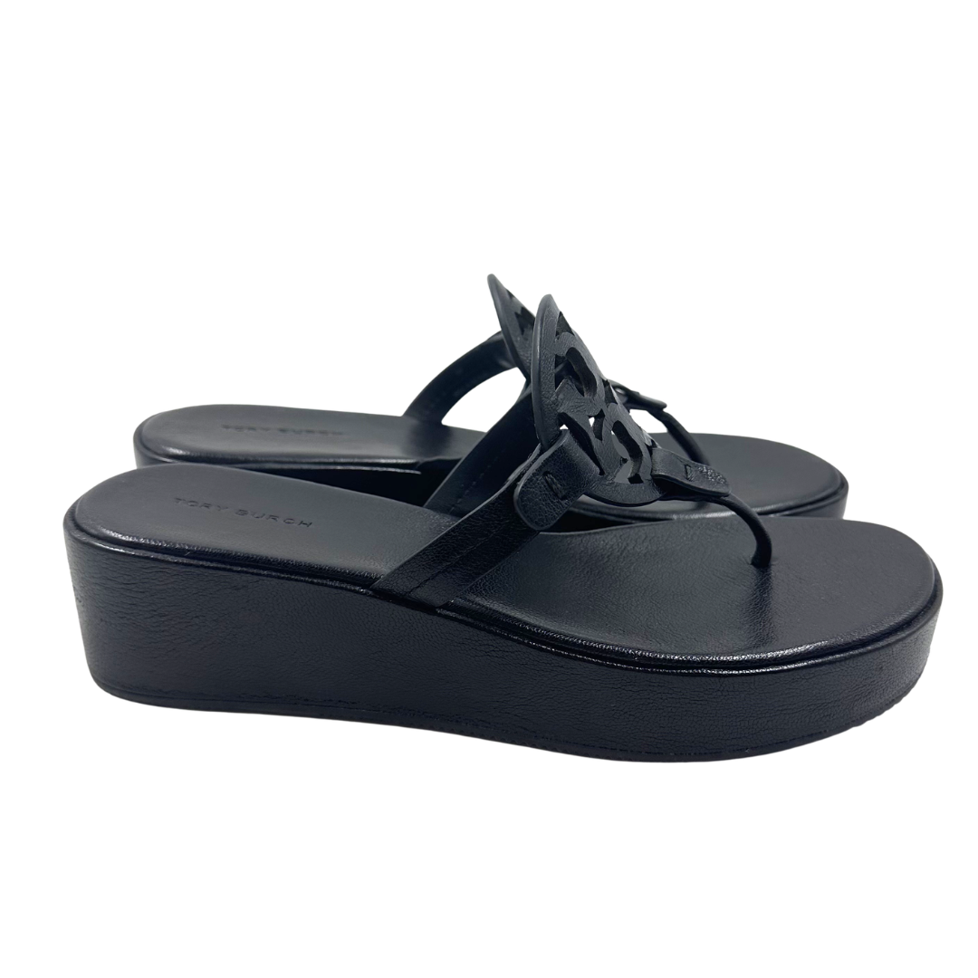 Tory Burch 8 Black Sandals
