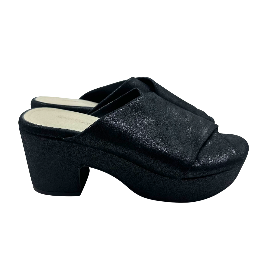 Chocolat Blu 8 Black Heels