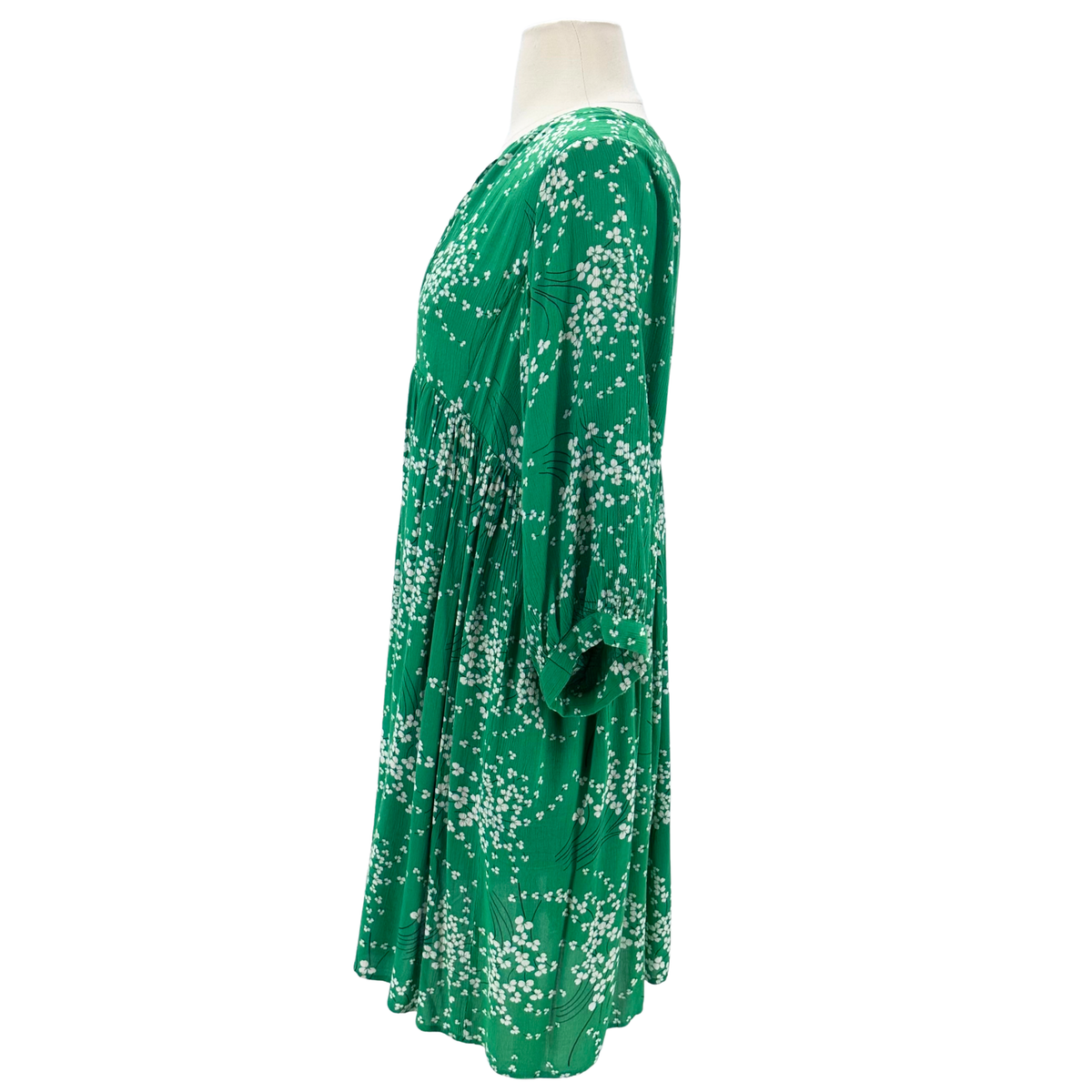ba&sh Green Floral Dress
