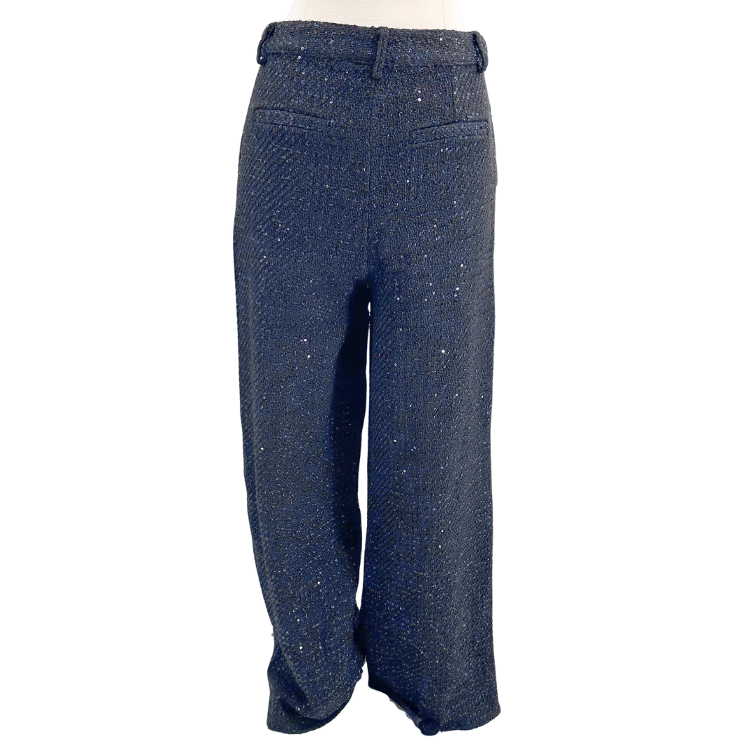 Line + Dot Size M Black Pants