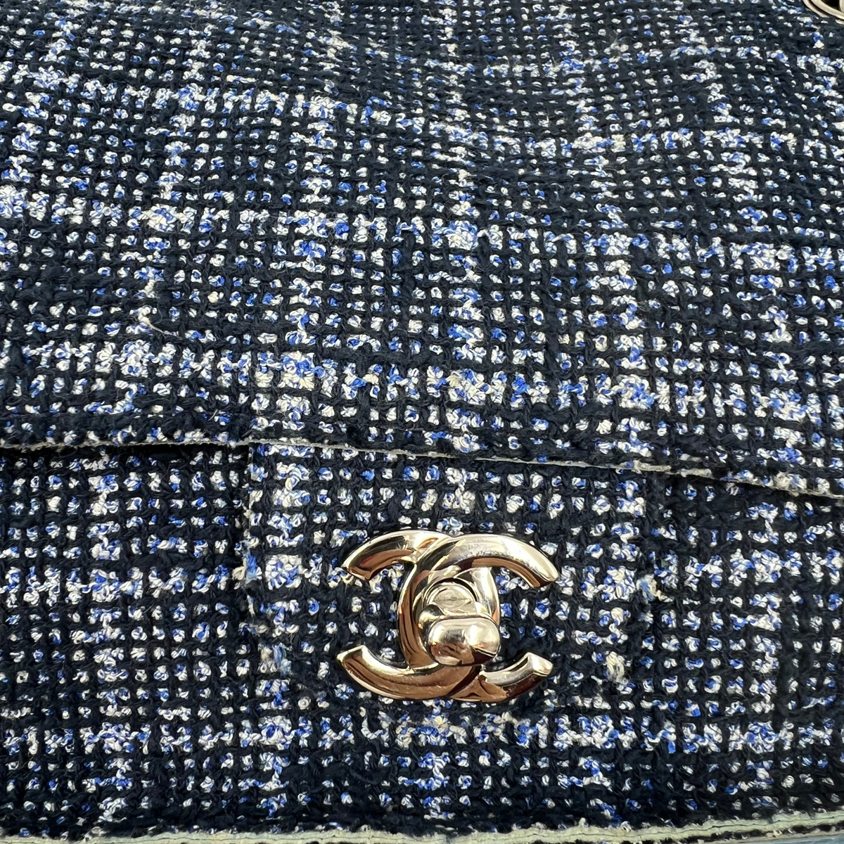 Chanel Single Flap Tweed Shoulder bag
