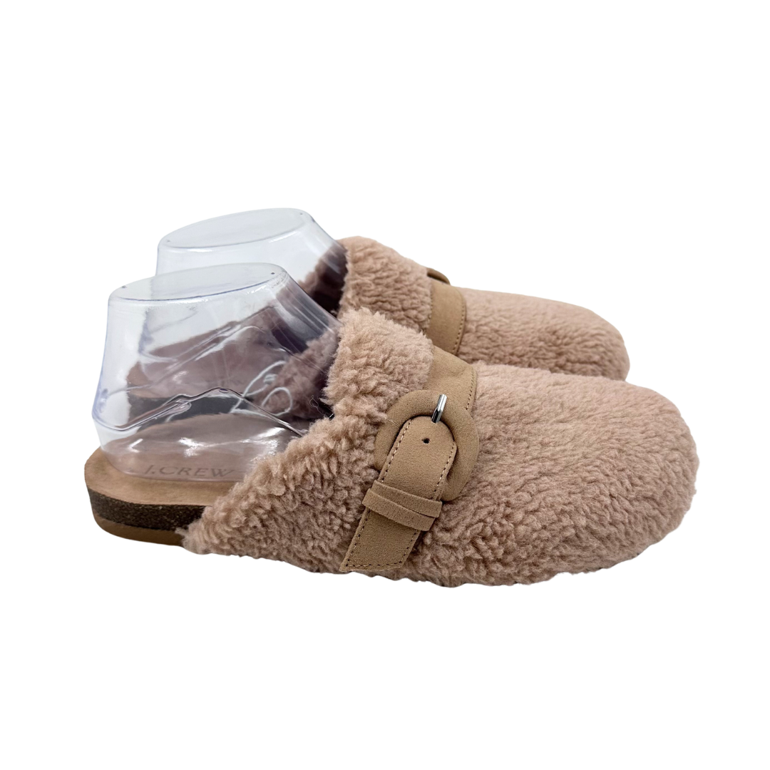 J Crew 8 Tan Mules