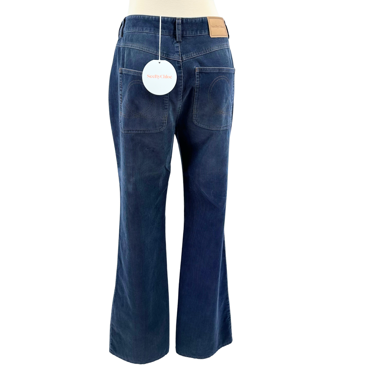 See By Chloe Dusky Blue Corduroys