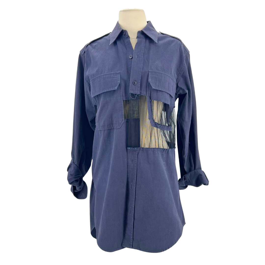 Maison Margiela navy/black Tops