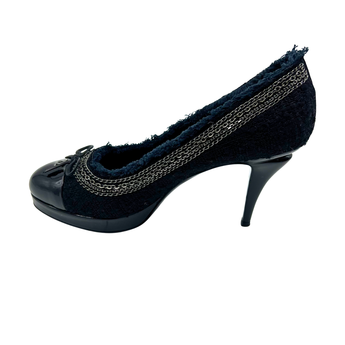 Chanel 38 Black Heels