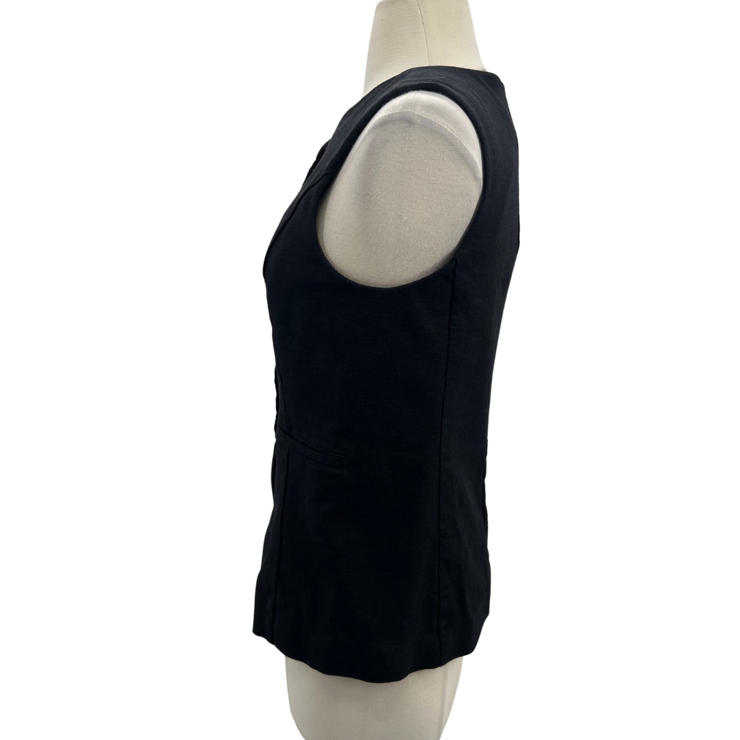Open Edit Black Blouse