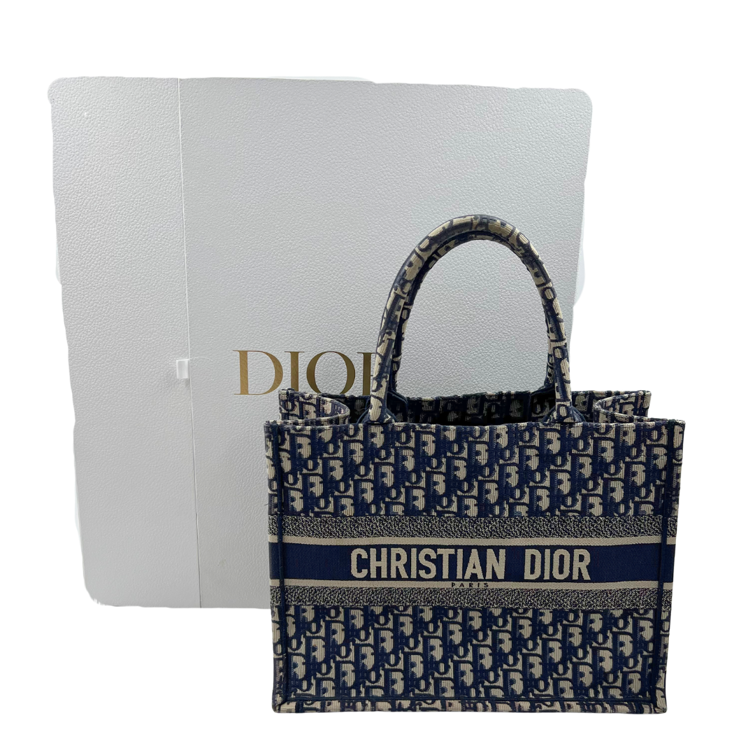 Christian Dior Oblique Jacquard Medium Book Tote